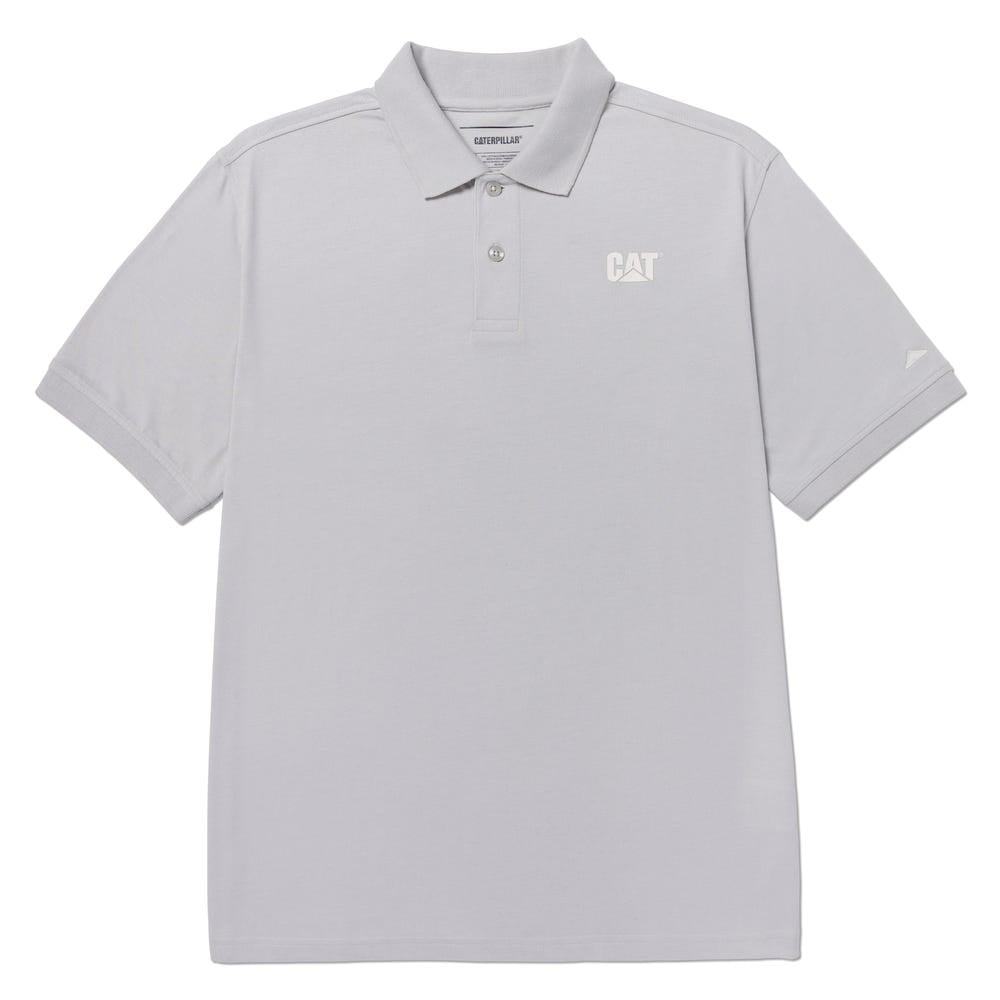 POLO HOMBRE CAT LOGO JERSEY CELESTE - 2