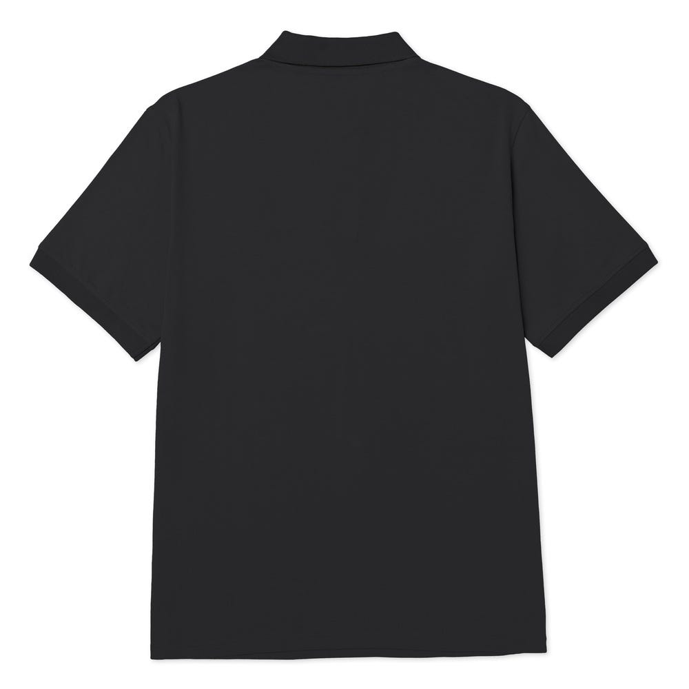POLO HOMBRE CAT LOGO JERSEY NEGRO - 1