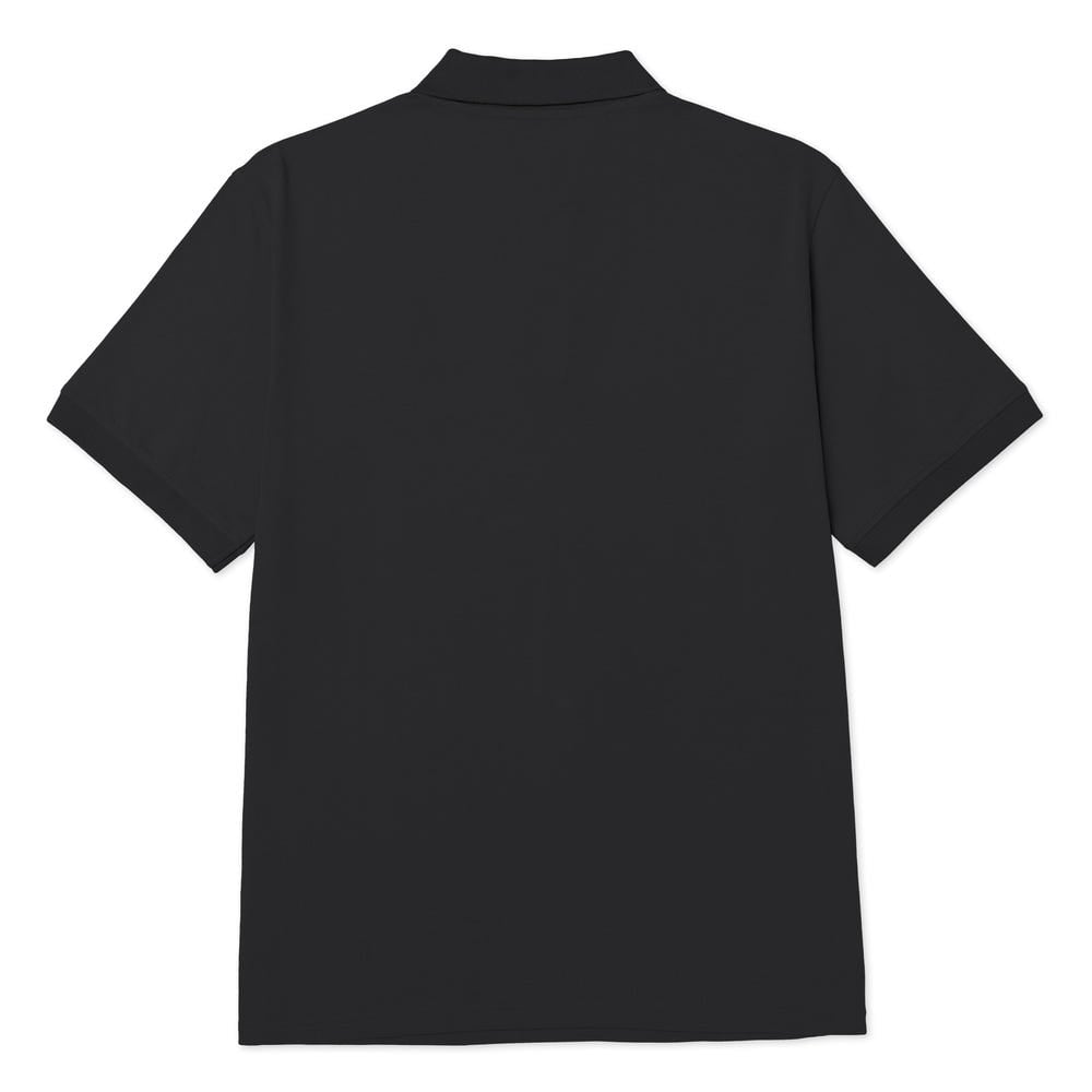 POLO HOMBRE CAT LOGO JERSEY NEGRO - 1