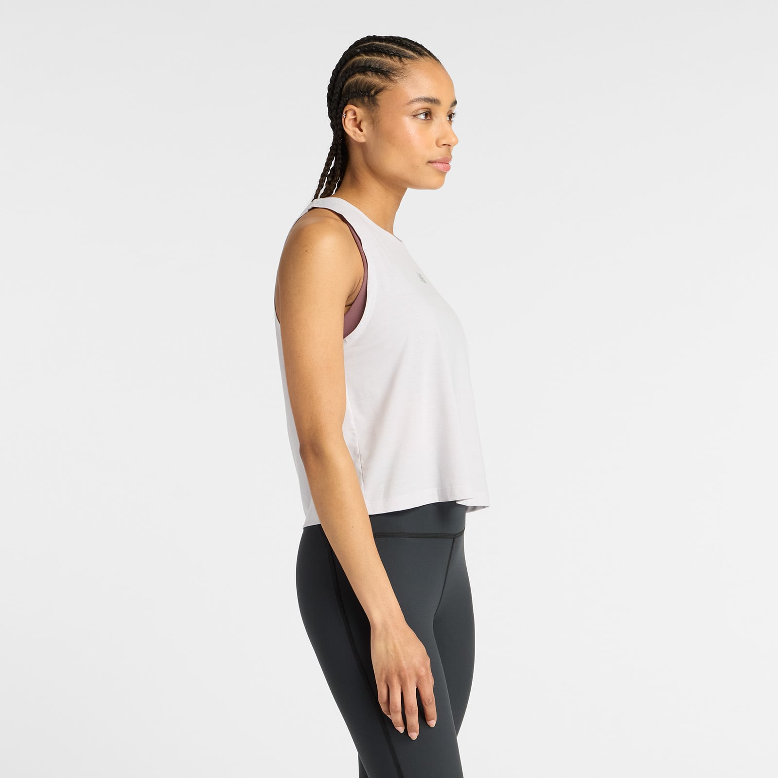 TANK MUJER DRAPEY TANK GRIS - 2