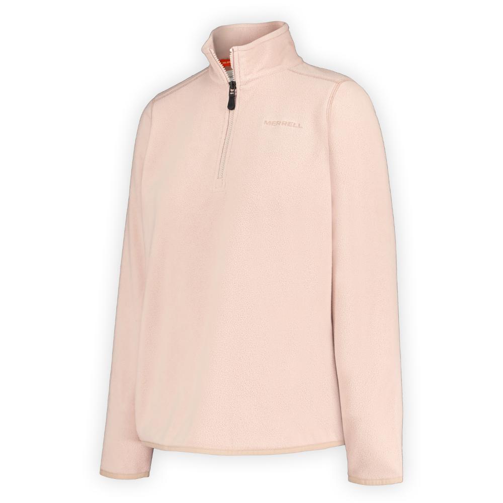 POLERA MUJER WHITE PINE QUARTER ZIP ROSADO - 7