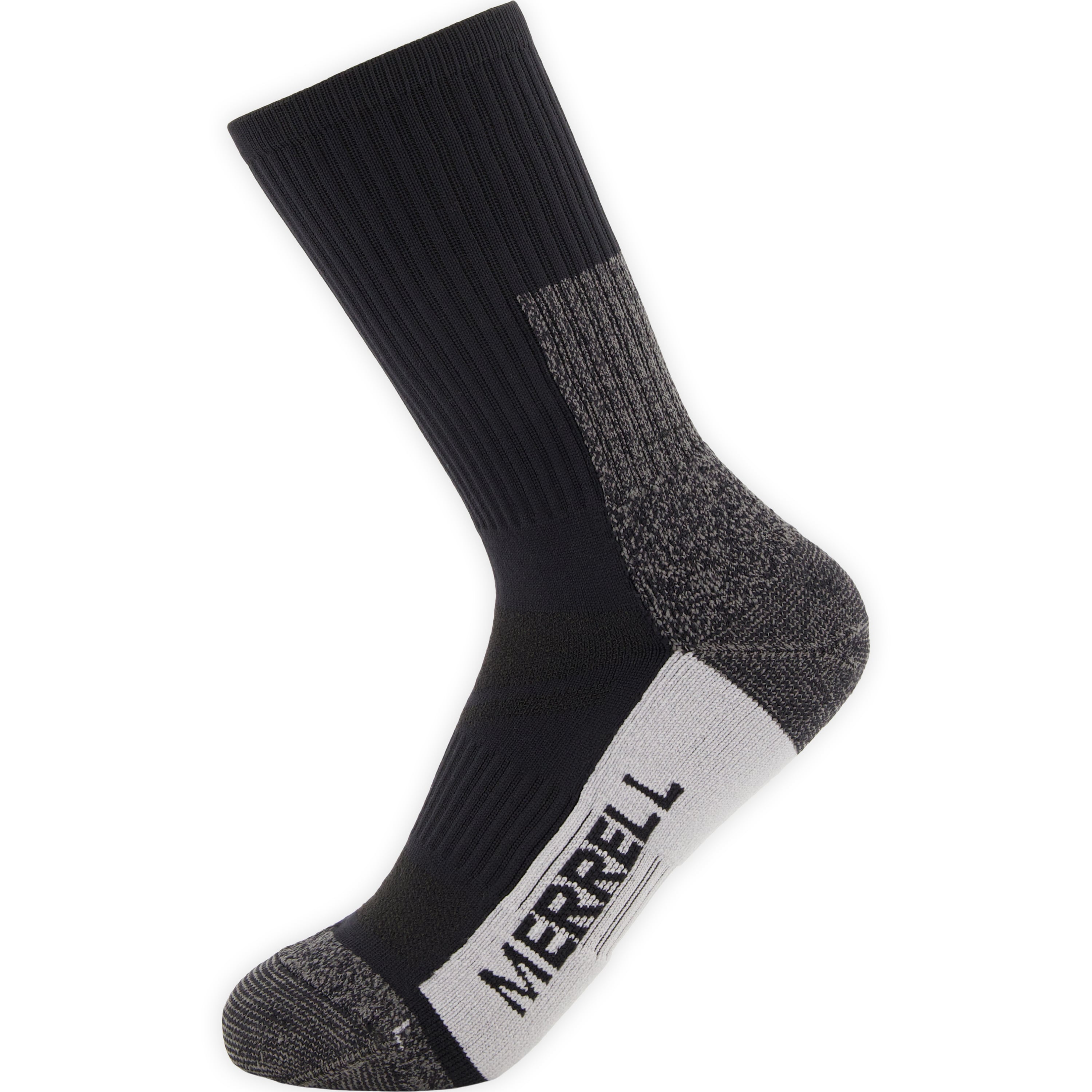 MEDIAS UNISEX TRAIL - RUNNING CREW 1PP NEGRO - 1