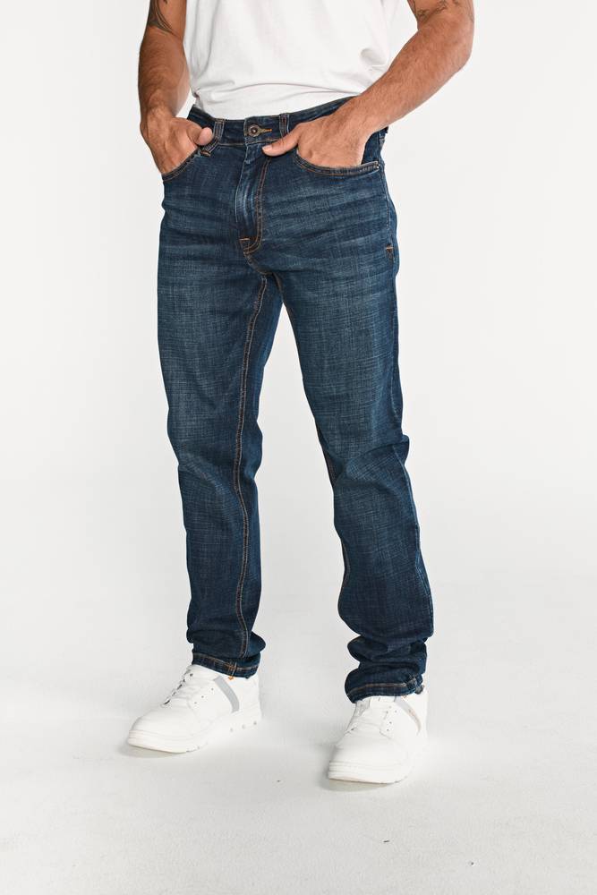 PANTALÓN JEAN HOMBRE COOLMAX DENIM SLIM AZUL V2 - 8