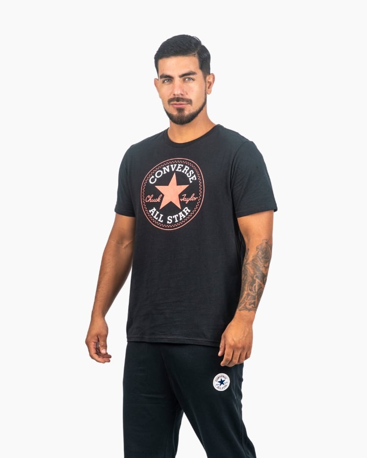 POLO HOMBRE CHUCK PATCH NEGRO - 1