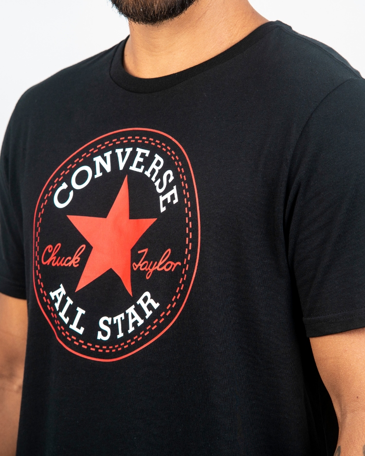 POLO HOMBRE CHUCK PATCH NEGRO - 4