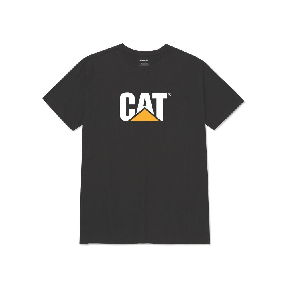 POLO HOMBRE CAT LOGO NEGRO - 1