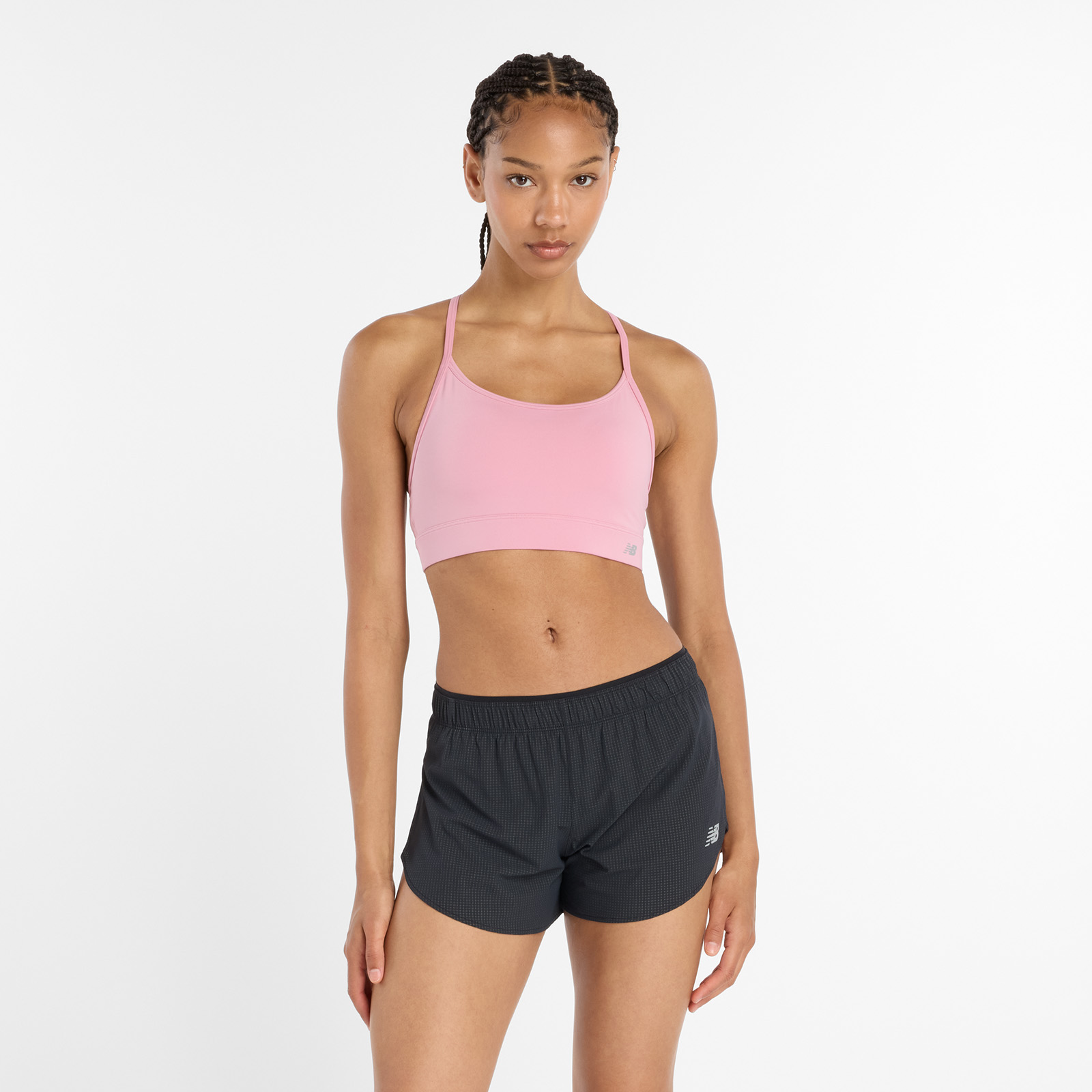 TOP MUJER NB ESSENTIAL YOGA BRA ROSADO - 1