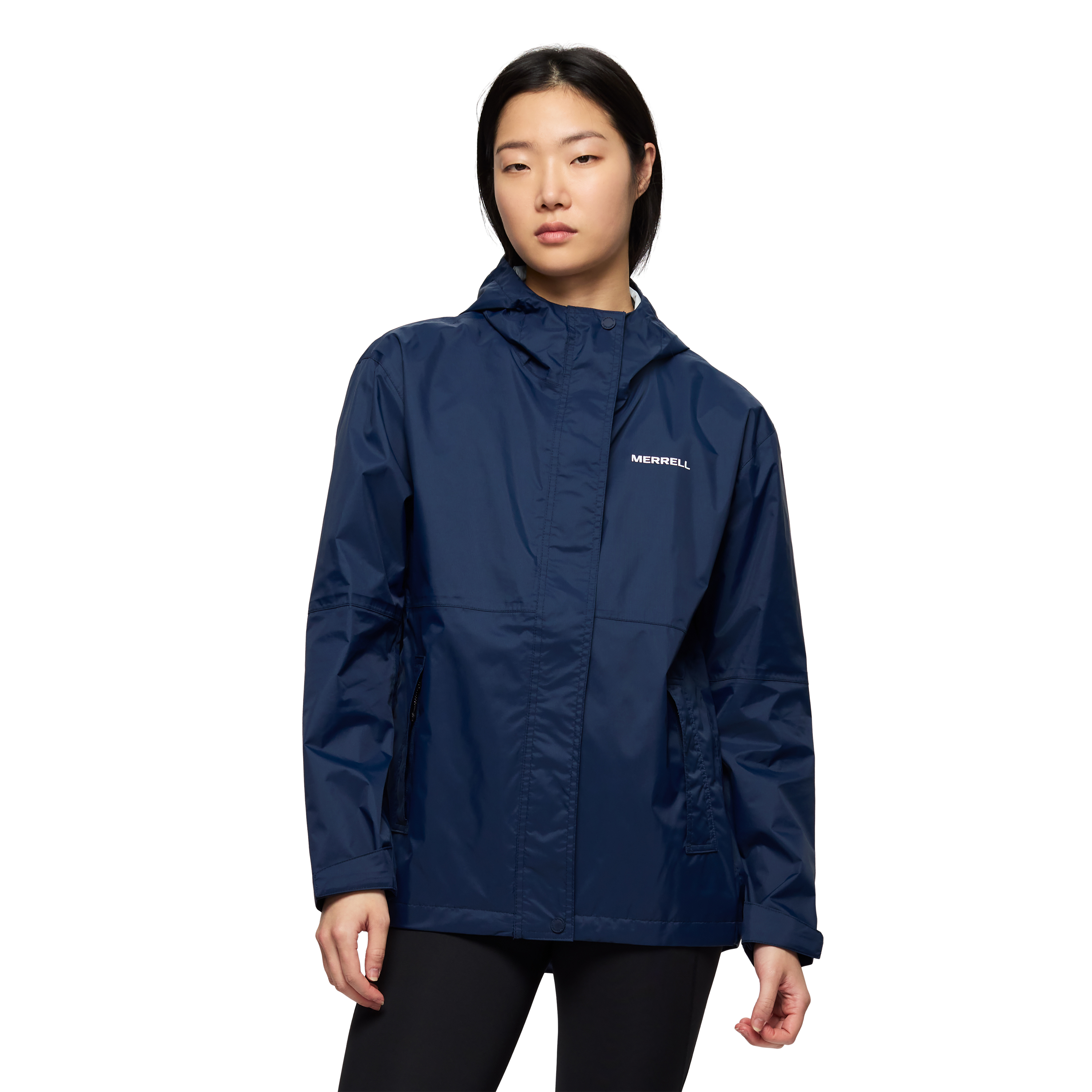 CASACA MUJER FALLON RAIN AZUL - 1