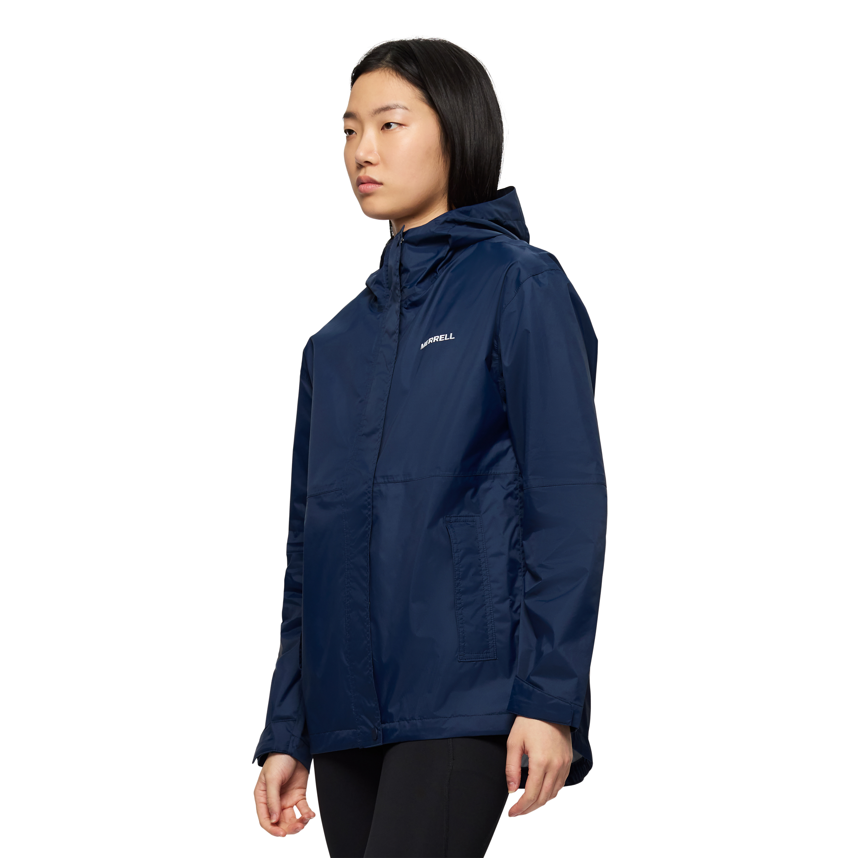 CASACA MUJER FALLON RAIN AZUL - 2