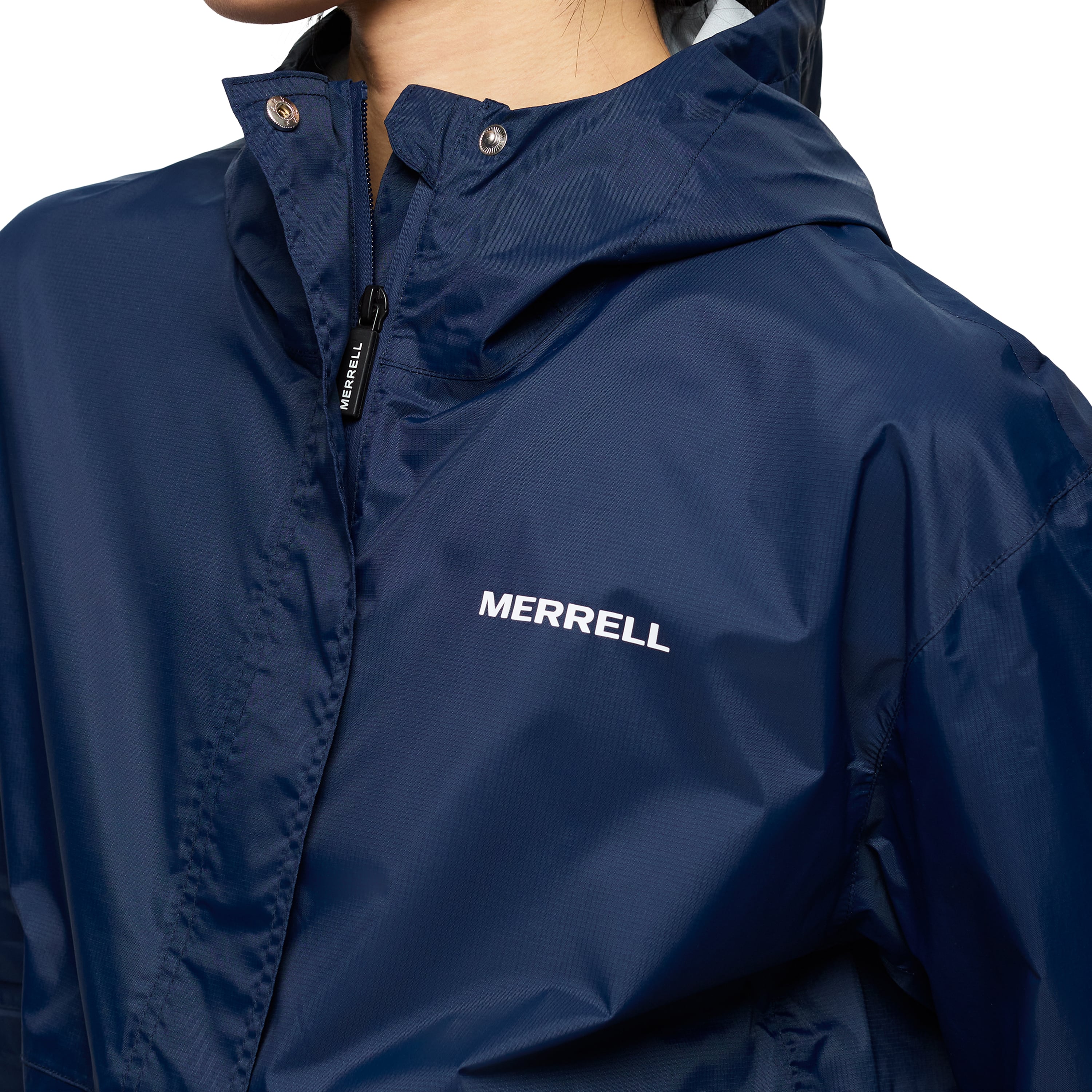 CASACA MUJER FALLON RAIN AZUL - 5