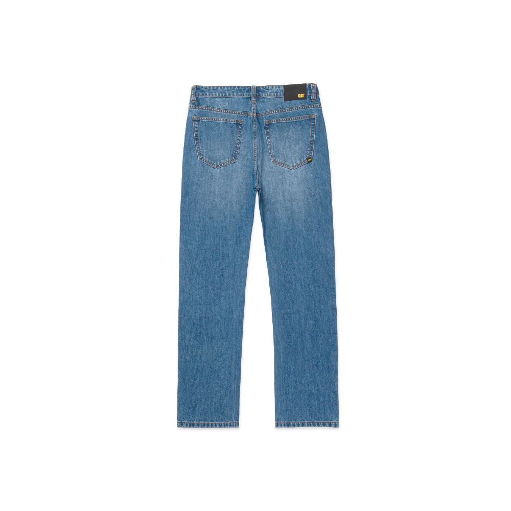 PANTALÓN HOMBRE RIGID DENIM STRAIGHT AZUL - 2