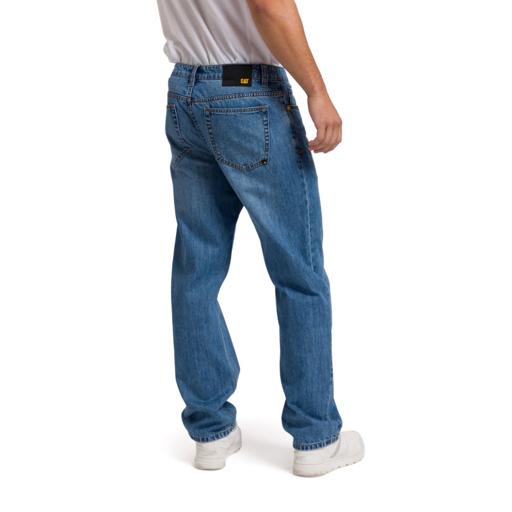 PANTALÓN HOMBRE RIGID DENIM STRAIGHT AZUL - 5