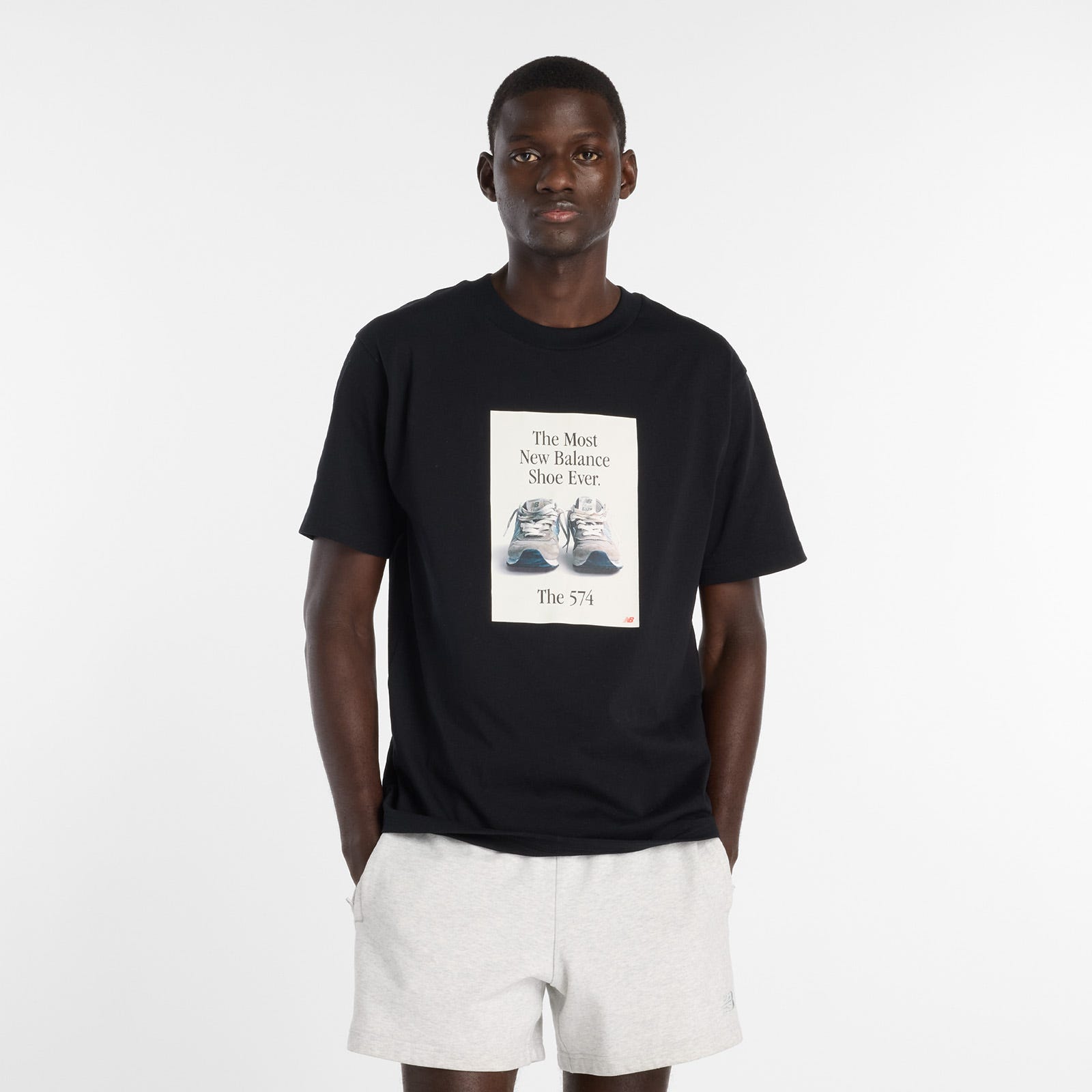 POLO HOMBRE 574 AD NEGRO - 1