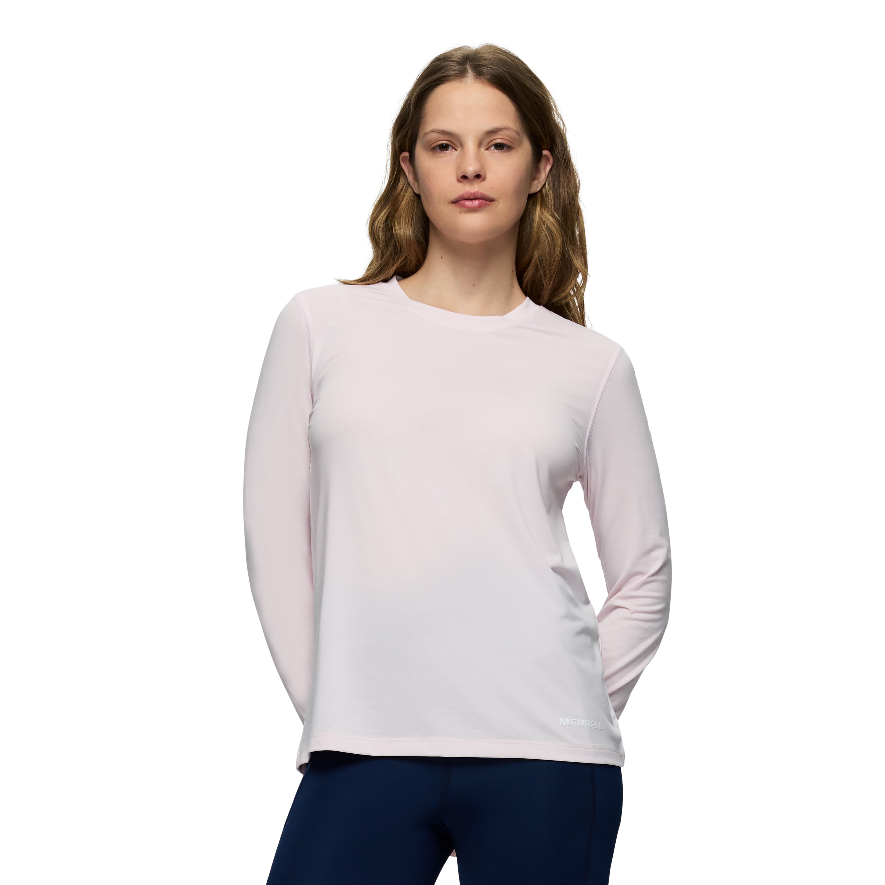 POLO MUJER LELA TENCEL LS MORADO - 1