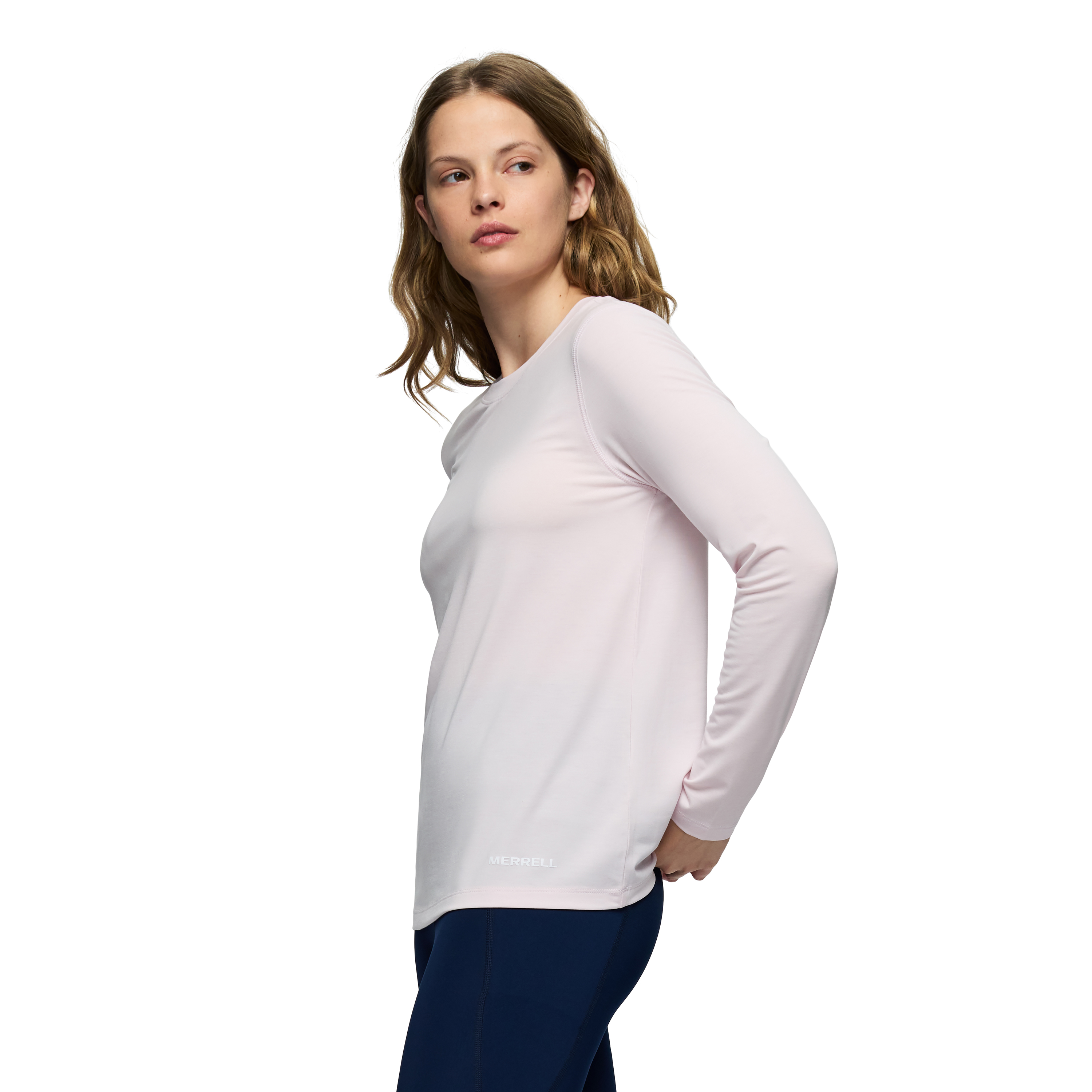 POLO MUJER LELA TENCEL LS MORADO - 2