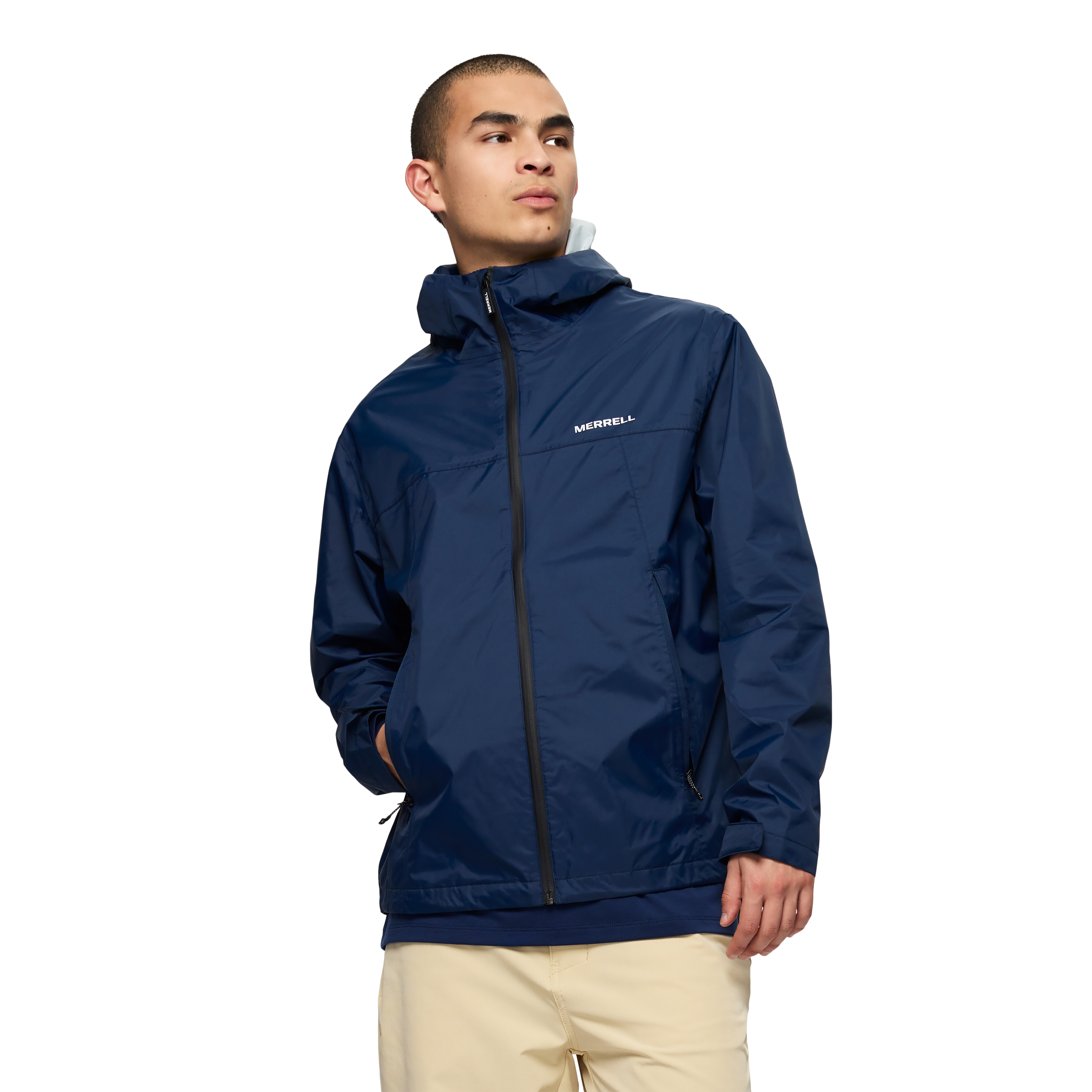 CASACA HOMBRE FALLON RAIN AZUL - 1