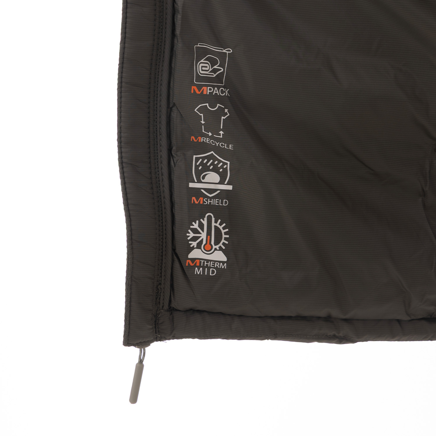 CHALECO HOMBRE HAZEIS FULL ZIPPER PARKA VERDE - 5