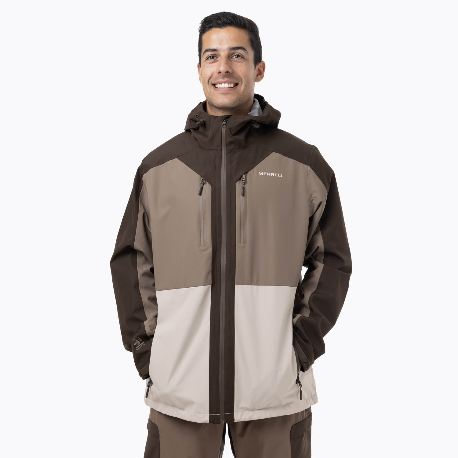 CASACA HOMBRE ARKAON HARDSHELL MARRÓN - 1