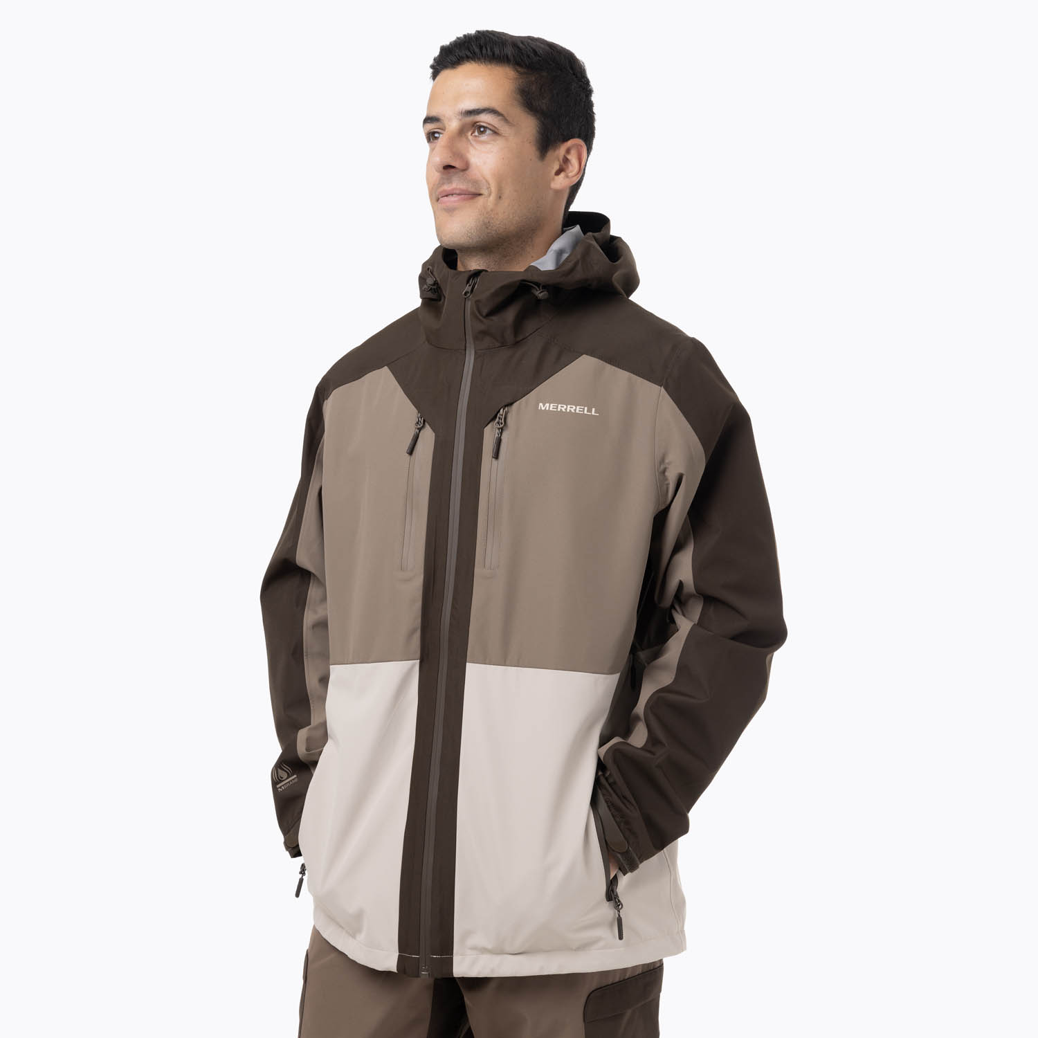 CASACA HOMBRE ARKAON HARDSHELL MARRÓN - 2