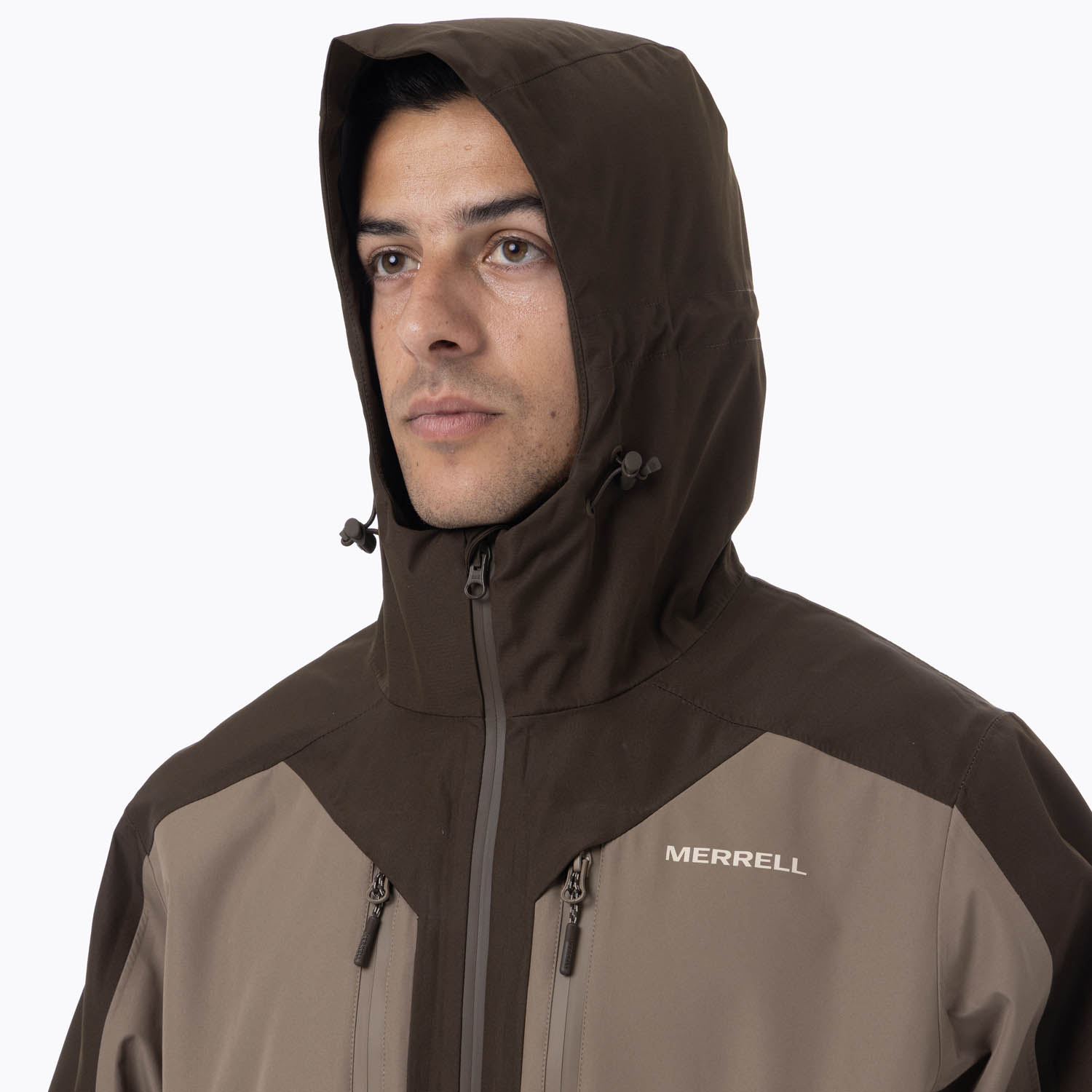 CASACA HOMBRE ARKAON HARDSHELL MARRÓN - 4