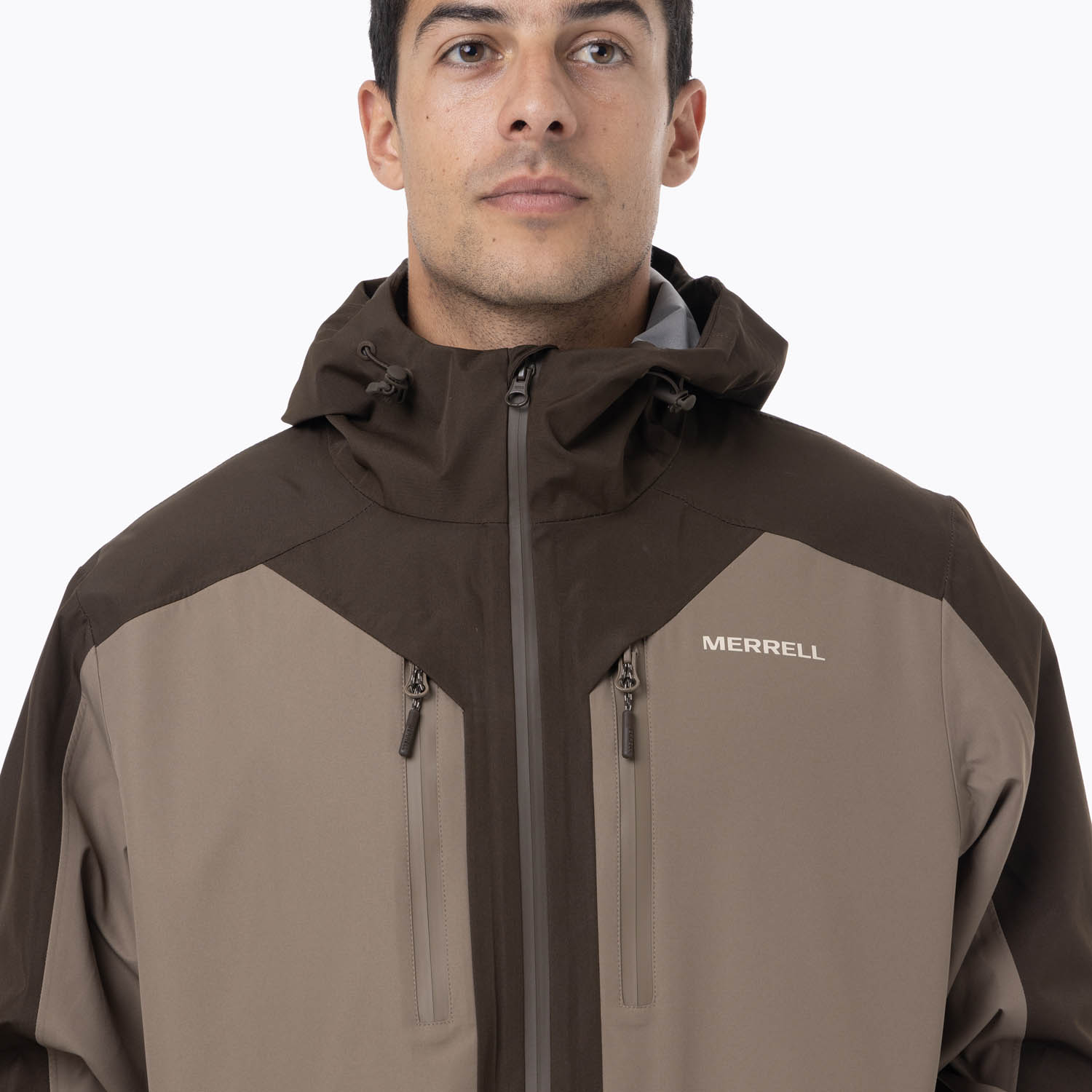 CASACA HOMBRE ARKAON HARDSHELL MARRÓN - 5