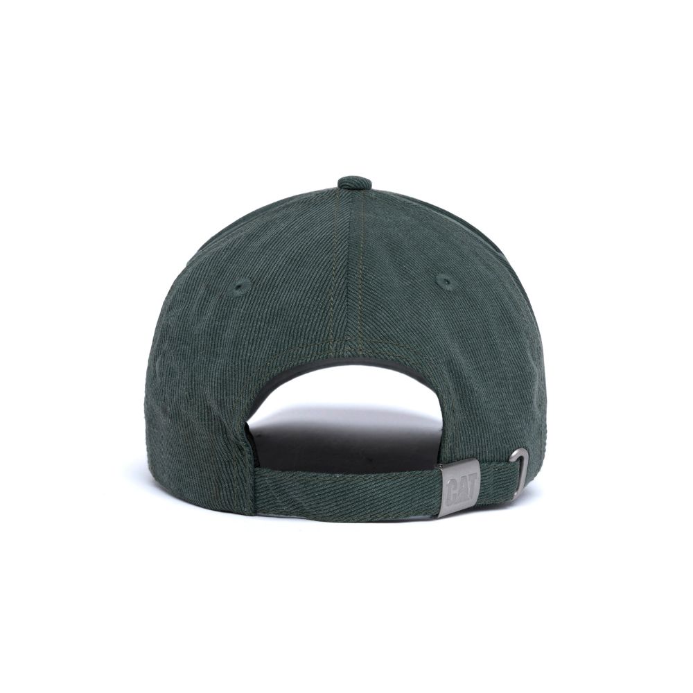 GORRO UNISEX CAT LOGO 7-PANEL VERDE - 2