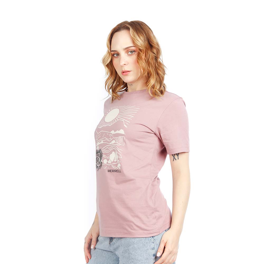 POLO MUJER MERRELL TEE ROSE ROSADO - 3
