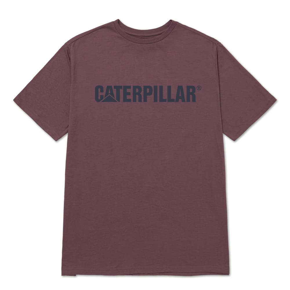 POLO HOMBRE CATERPILLAR LOGO MORADO - 1