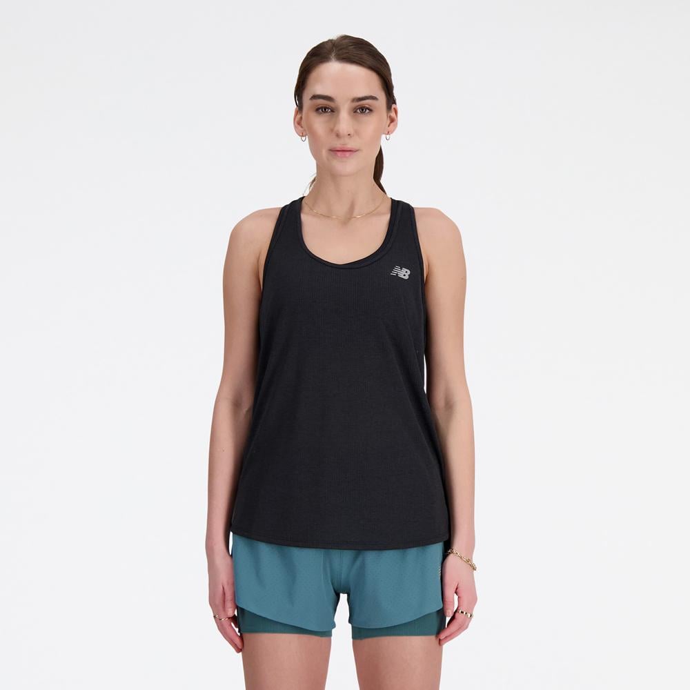 TANK MUJER ATHLETICS NEGRO - 1