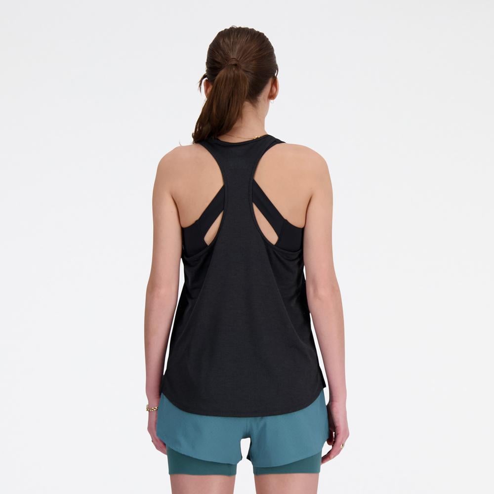 TANK MUJER ATHLETICS NEGRO - 3