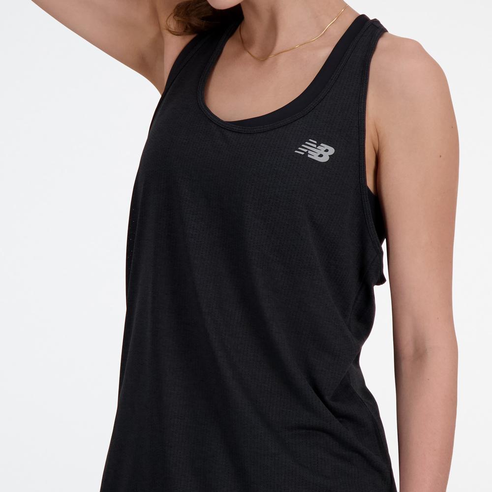 TANK MUJER ATHLETICS NEGRO - 4