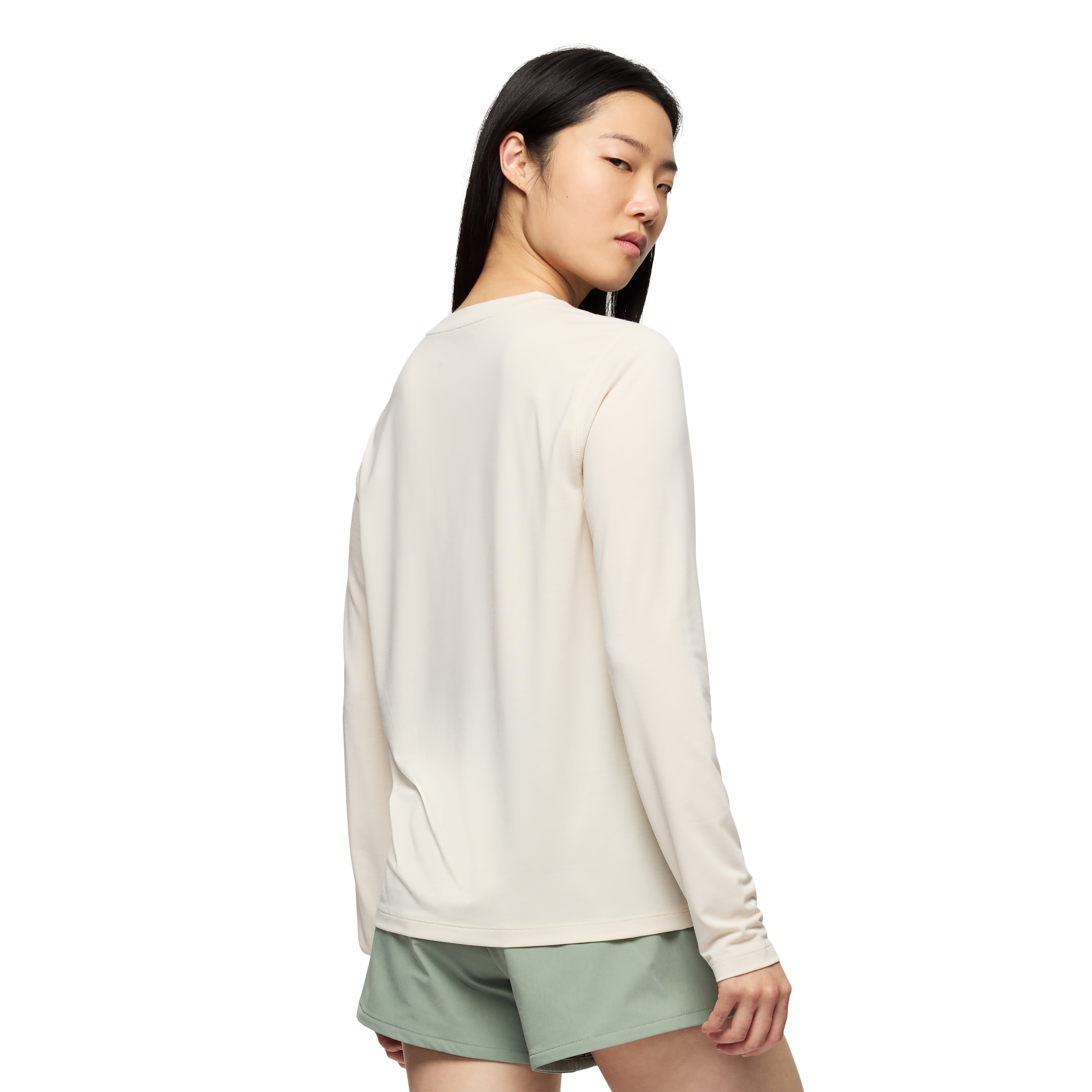 POLO MUJER LELA TENCEL LS BEIGE - 3