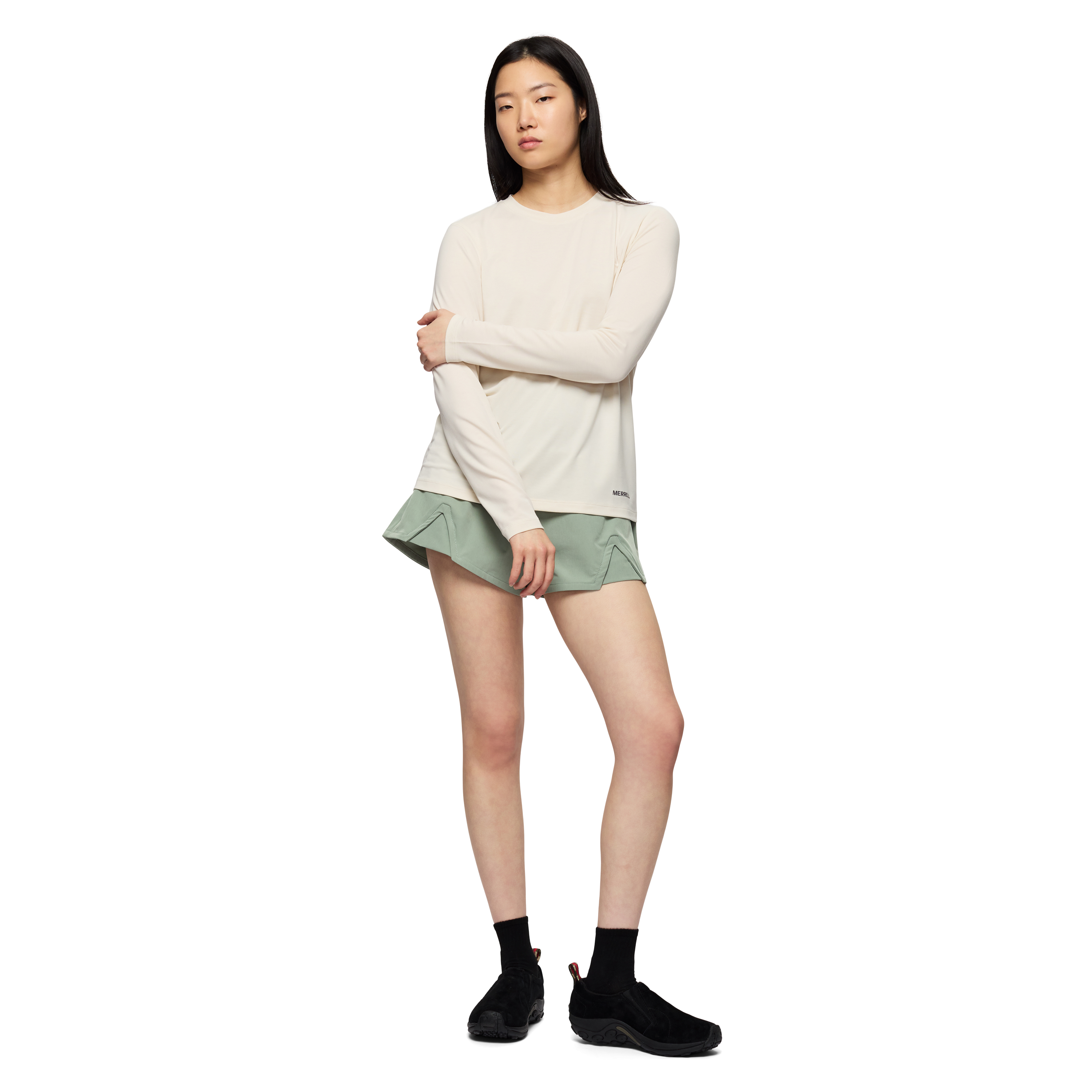 POLO MUJER LELA TENCEL LS BEIGE - 4