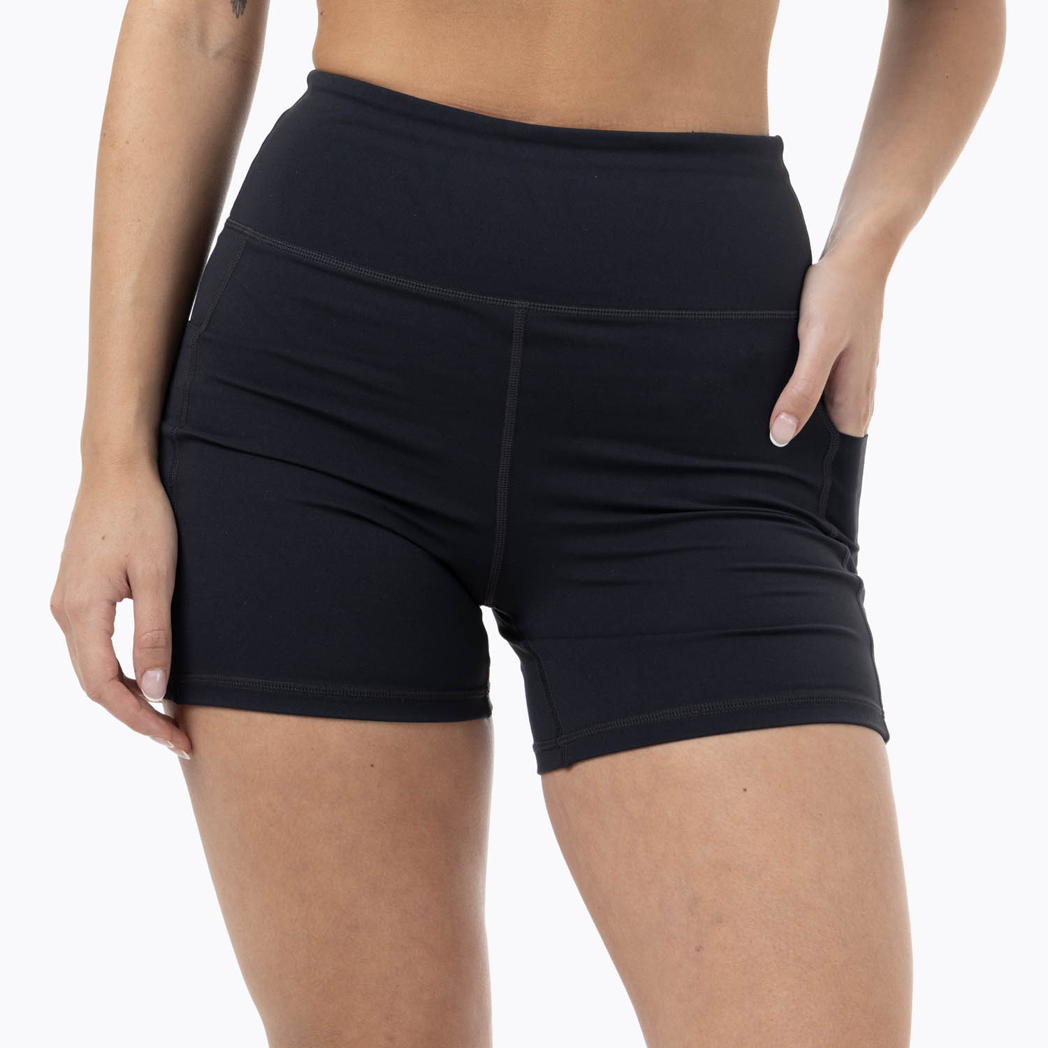 SHORT MUJER ANKLE FIT LEGGING / HIGH RISE NEGRO - 2