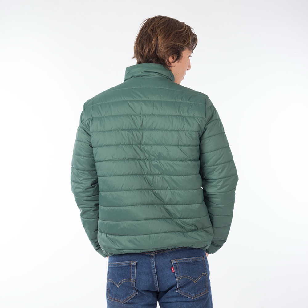 CASACA HOMBRE CONRAD SUPER LIGHTWEIGHT MOCK NECK PUFFER VERDE - 5