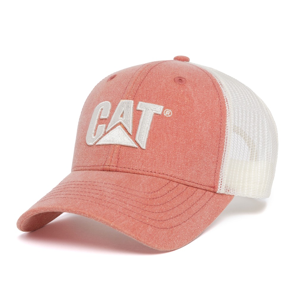 GORRO HOMBRE PIGMENT DYED TRUCKER ROJO - 1