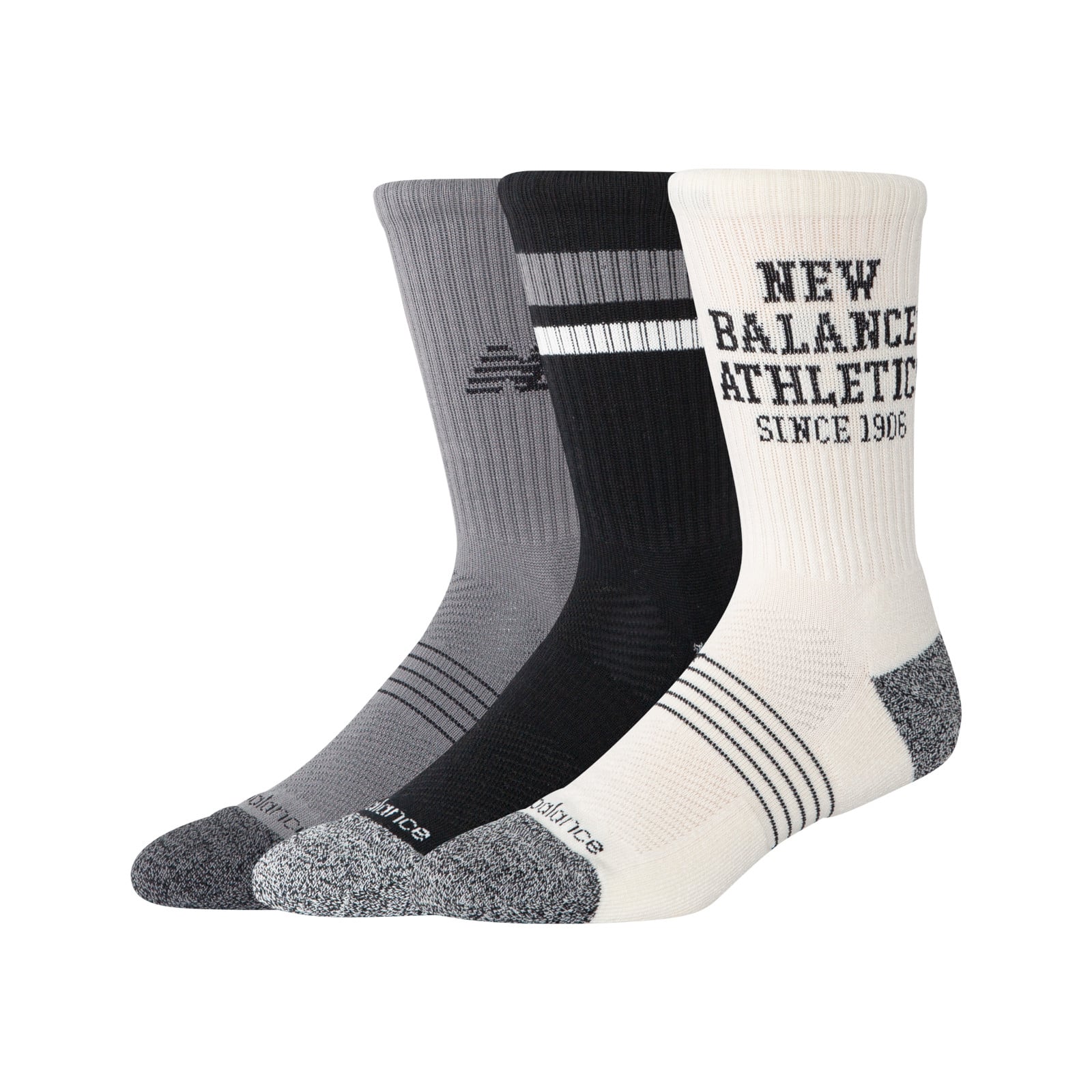 MEDIAS ACTIVE GRAPHIC CREW SOCKS 3 PACK MULTICOLOR V1 - 1