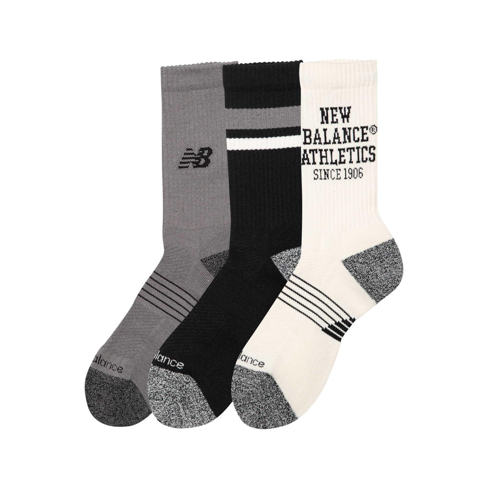 MEDIAS ACTIVE GRAPHIC CREW SOCKS 3 PACK MULTICOLOR V1 - 2