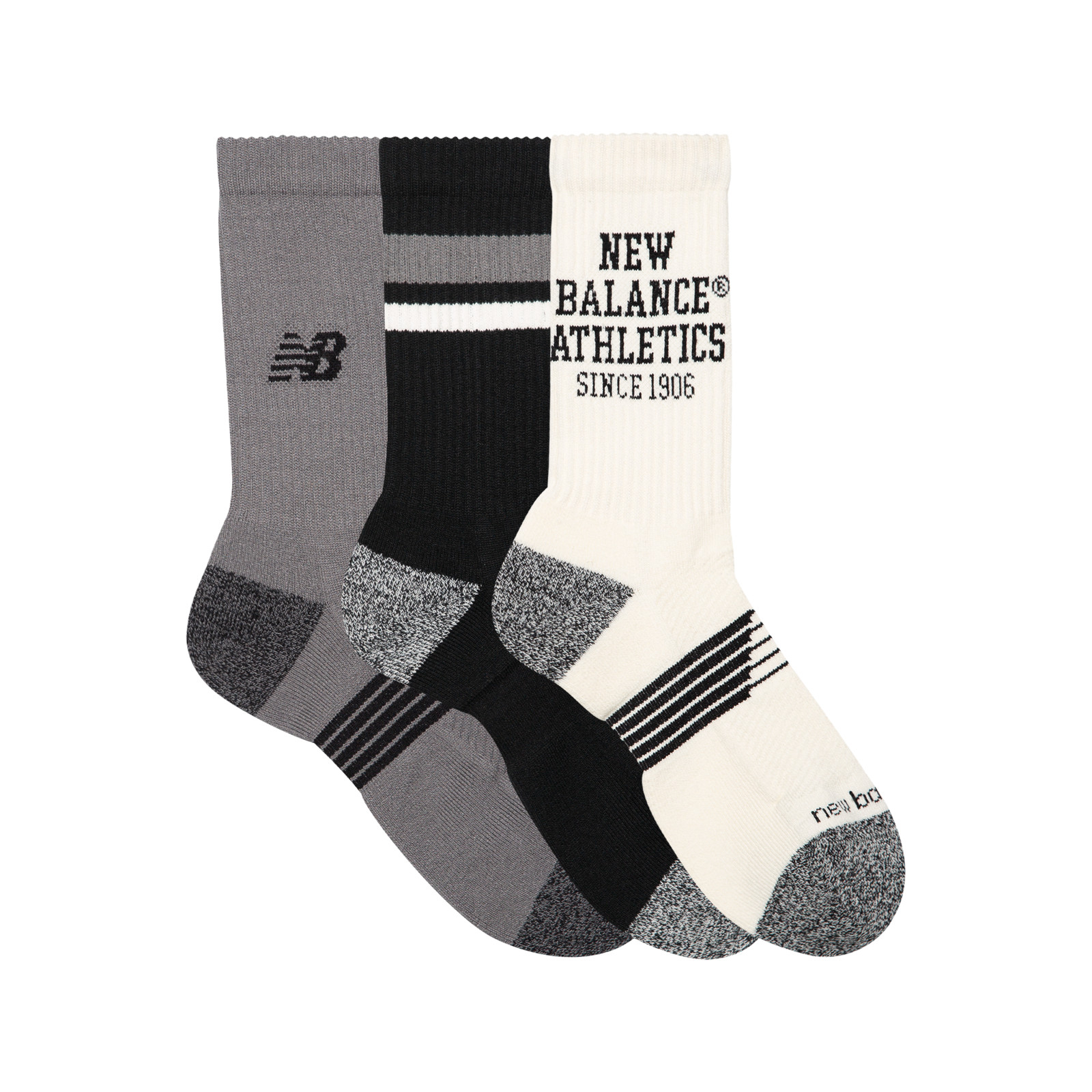 MEDIAS ACTIVE GRAPHIC CREW SOCKS 3 PACK MULTICOLOR V1 - 3