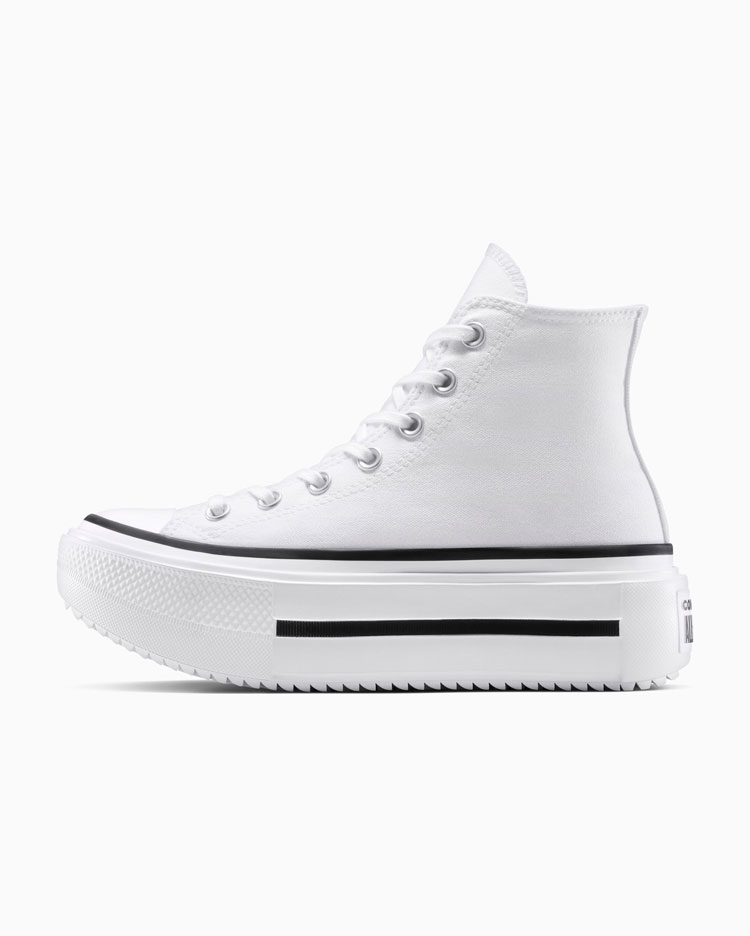 CHUCK TAYLOR ALL STAR DOUBLE STACK PLATFORM BLANCO - 2
