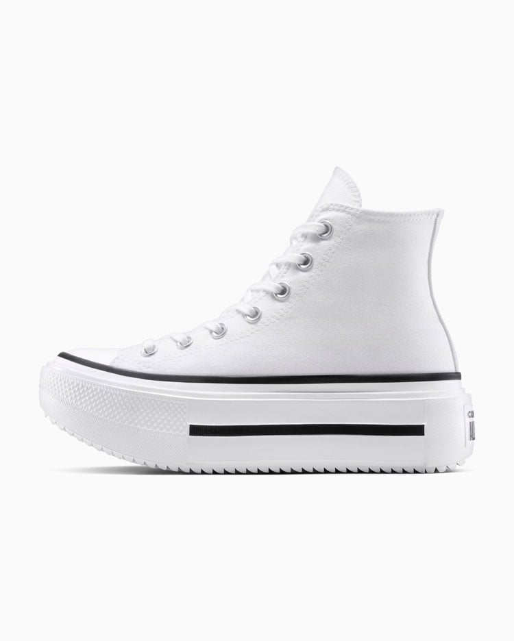 CHUCK TAYLOR ALL STAR DOUBLE STACK PLATFORM BLANCO - 2
