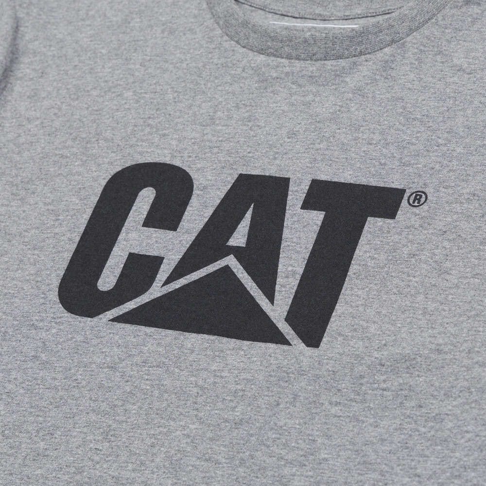 POLO HOMBRE CAT LOGO GRIS - 3