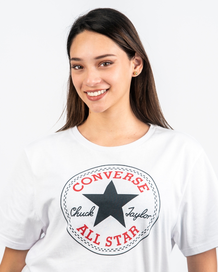 POLO MUJER CHUCK PATCH BLANCO - 4
