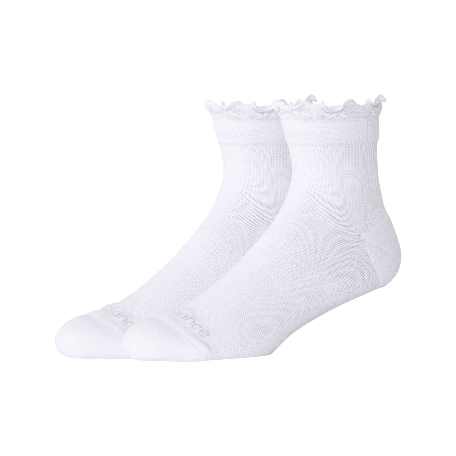 MEDIAS ACTIVE RUFFLE QUARTER SOCKS 2 PACK BLANCO - 1