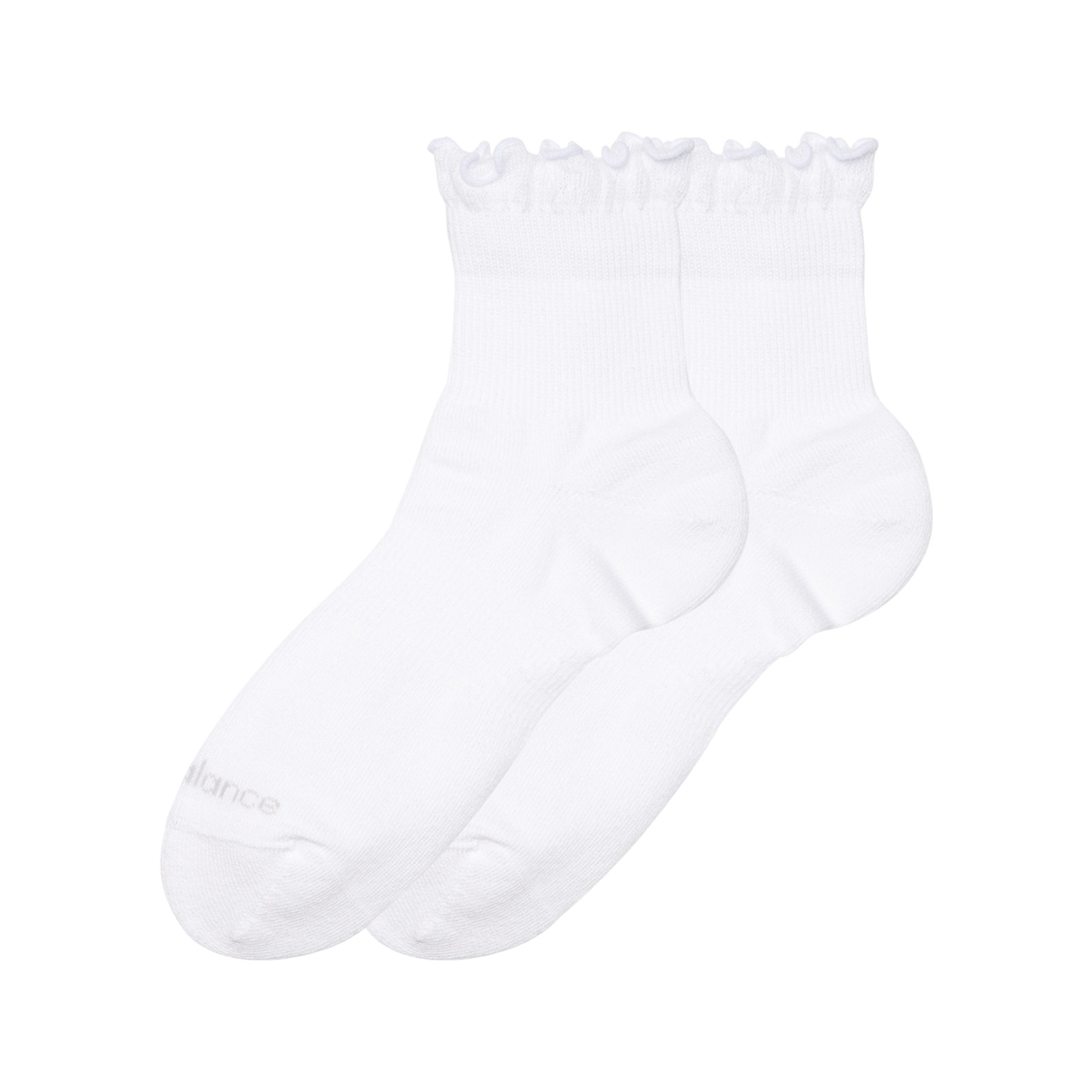 MEDIAS ACTIVE RUFFLE QUARTER SOCKS 2 PACK BLANCO - 2