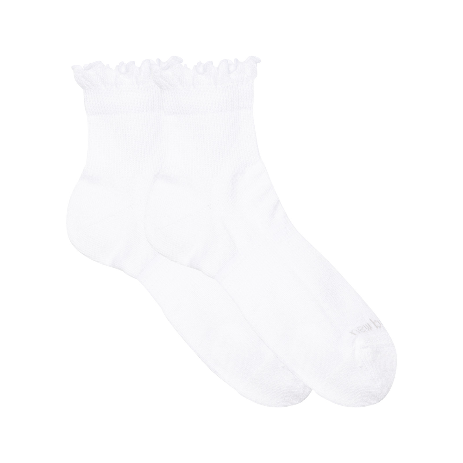 MEDIAS ACTIVE RUFFLE QUARTER SOCKS 2 PACK BLANCO - 3