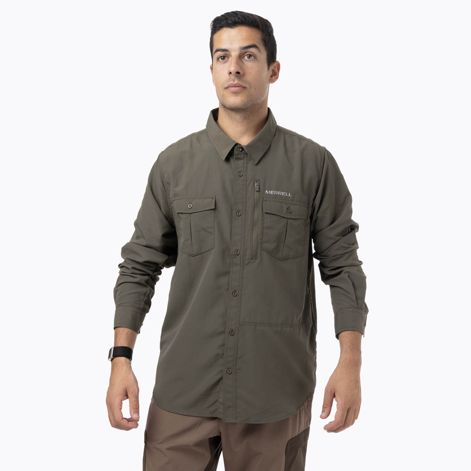 CAMISA HOMBRE KUSKOV VERDE - 1