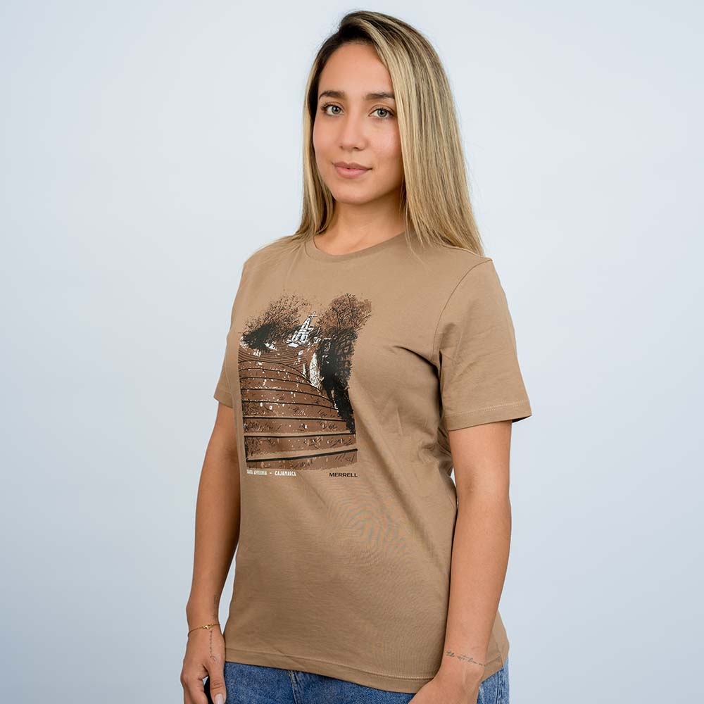 POLO MUJER CAJAMARCA GRAPHIC MARRÓN - 7