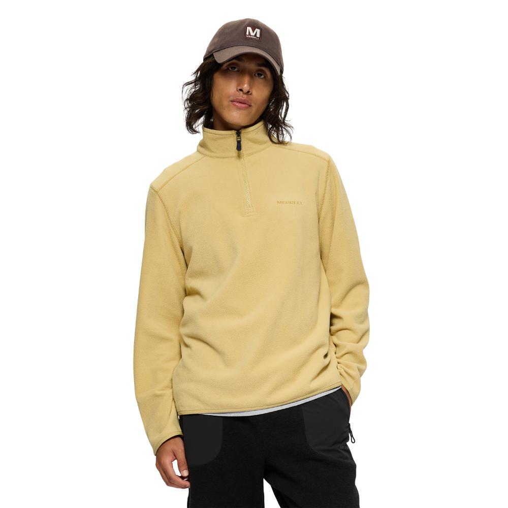 POLERA HOMBRE WHITE PINE QUARTER ZIP AMARILLO - 1