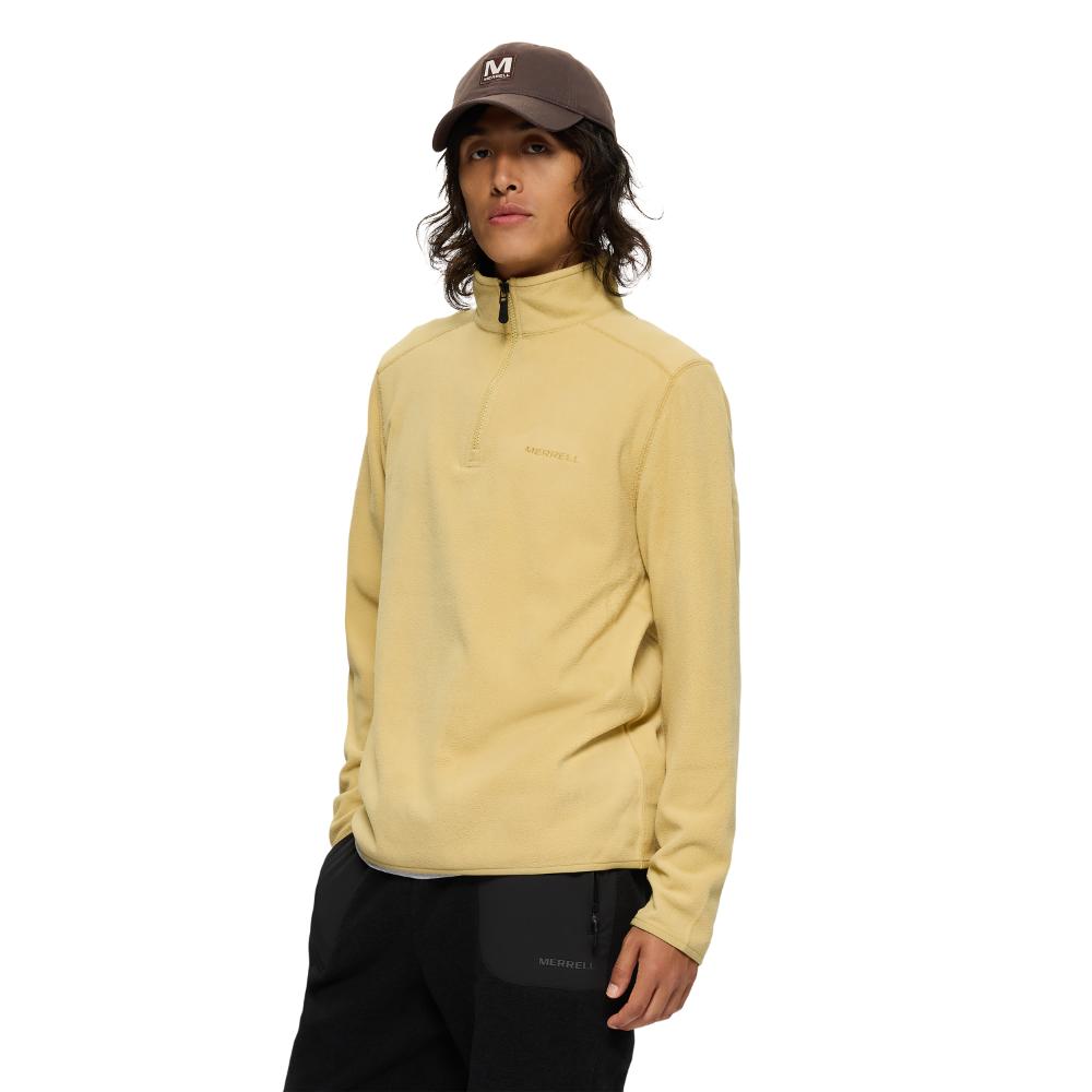 POLERA HOMBRE WHITE PINE QUARTER ZIP AMARILLO - 2